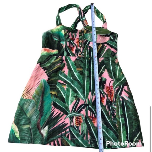 Anthropologie Farm Rio Amazonia Forest Dress Sz XL - Picture 2 of 8